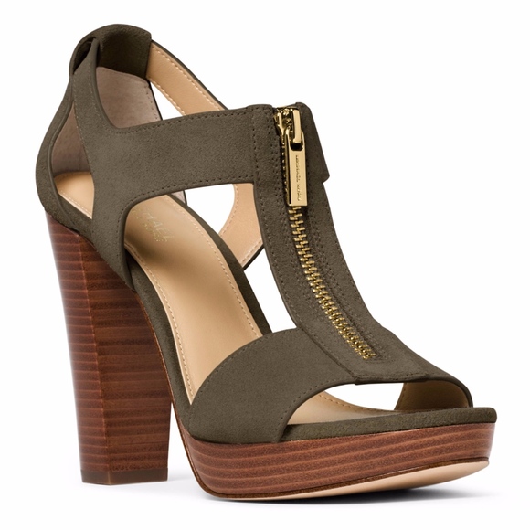 michael kors sandals womens olive